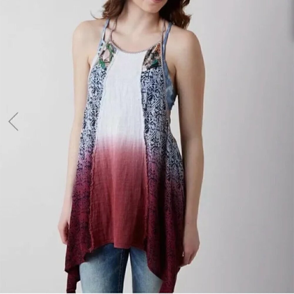 Gimmick Flowy Colorful tank Size Medium